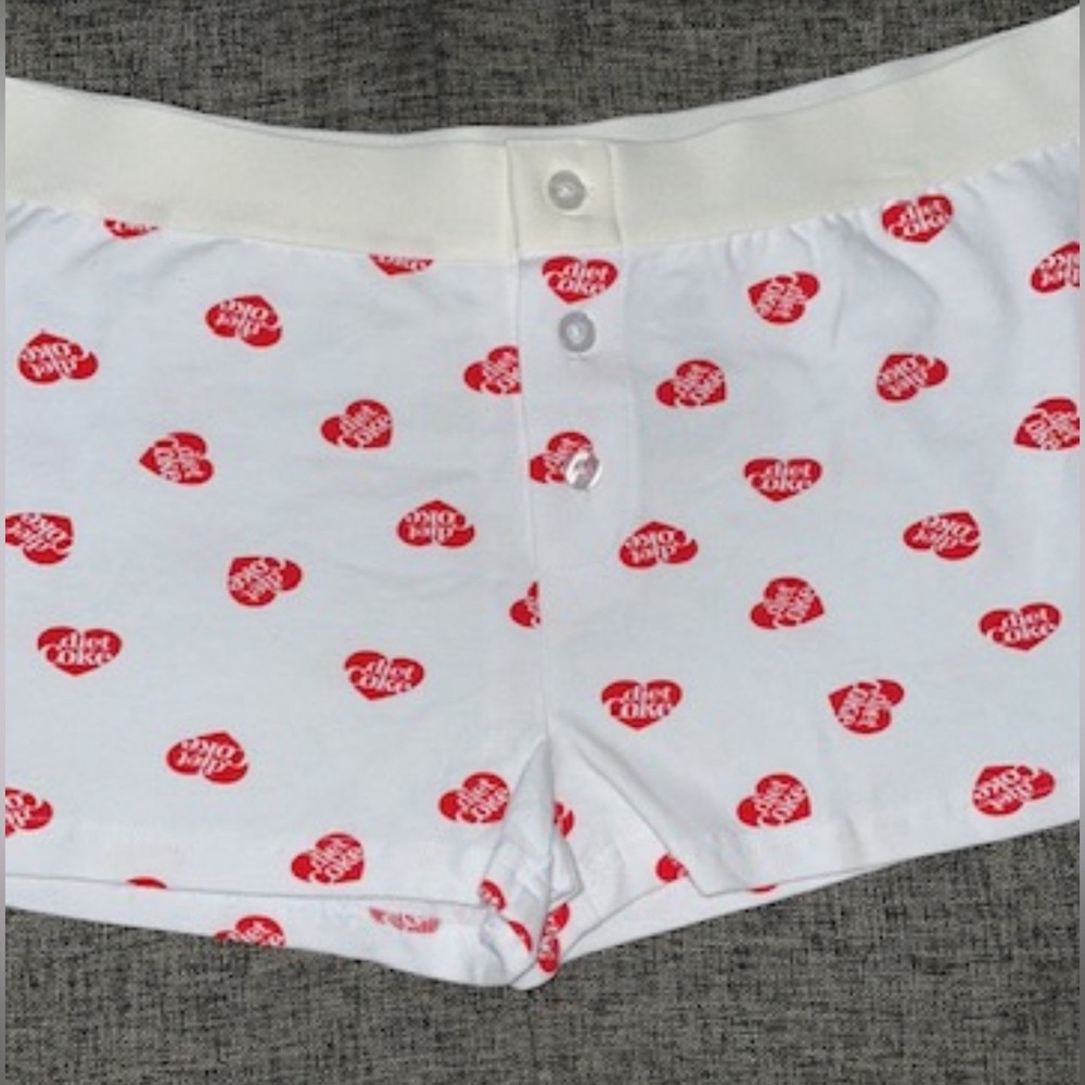 Diet Coke Heart Boy shorts